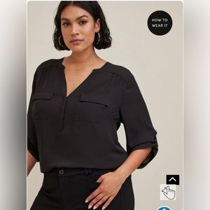 Torrid Harper Blouse, Size 3